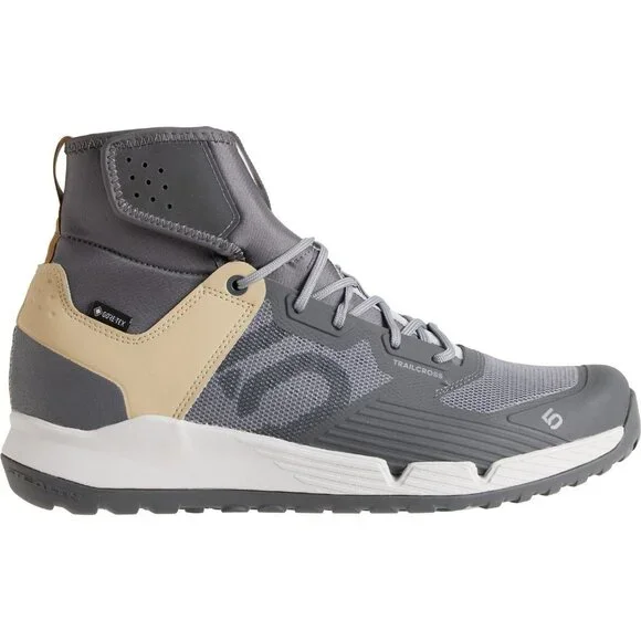 Adidas Five Ten Trail Cross Mid Pro Mountain Bike Shoes, Grey, Unisex Size 8M/9W
